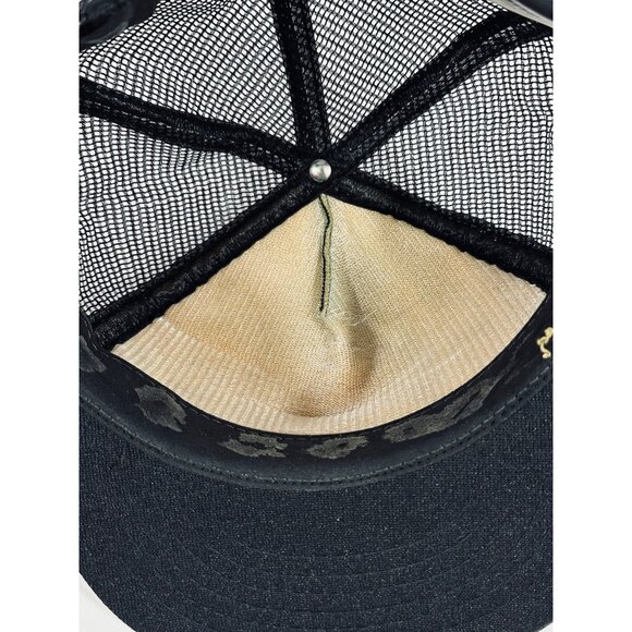 911 MSQ Logistics Group Black Trucker Hat With Eagle Logo & Mesh Back Adjustable - Picture 12 of 13